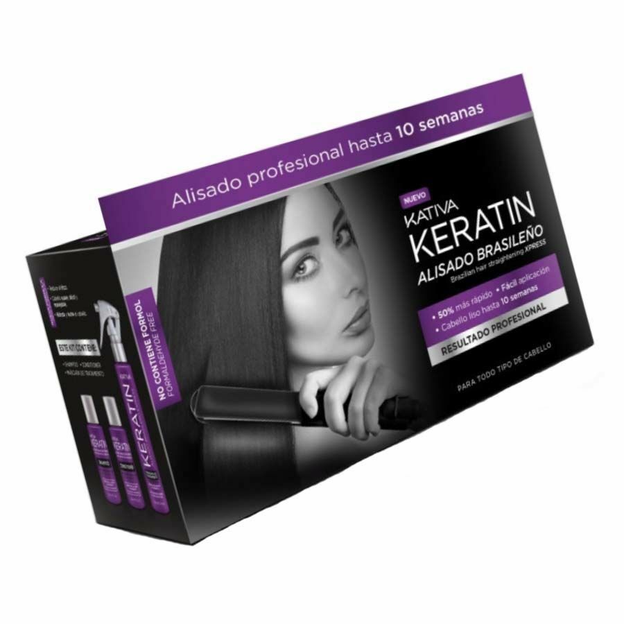 Kativa Keratin Behandlung Set Express HaarglÄttung